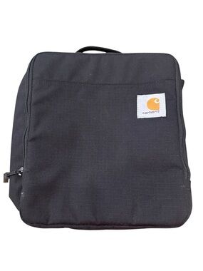 Carhartt Cargo Series Insulated 4 Can Lunch Cooler in Black 9x10 VGUC CorDura
